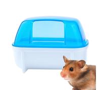 Sand Bath For Hamsters, Hamster Sand Bath Box Litter Box, Detachable Hamster Bath Hamster Litter Box, Stable Hamster Bathtub Toilet for Dwarf Hamster//Chinchilla
