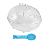 Sand Bath Shower Room - Spacious Digging Zone, Natural Instinct Sorter, Portable Habitat Nest Unit, Heavy Duty Shockproof Construction | Pet Supplies for Hamster Owners and Terrarium Craft Groups