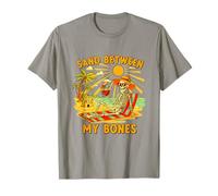 Sand Between My Bones Funny Beach Skeleton Vacation Summer T-Shirt