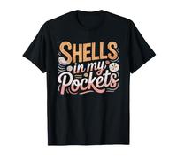 Sand Between Toes Shells Pockets Beach Walk Life Shelling T-Shirt