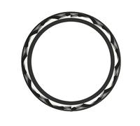 Sand Black Printed Steering Wheel Cover Elastic Stretch Car Wheel Wrap Breathable Non-Slip Steering Wheel Protector for Car Truck SUV