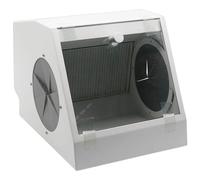 Sand Blaster Cabinet Kit with LED Light, Dust Collection, Tempered Glass Window for Efficient Rust and Paint Removal