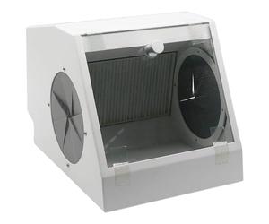 Sand Blaster Cabinet Kit with LED Light, Dust Collection, Tempered Glass Window for Efficient Rust and Paint Removal