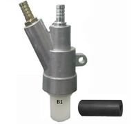 Sand Blaster Gun Boron Carbide Nozzle Air Sandblaster Gun Kits Stainless Steel Spray Gun Sandblasting Gun Rust Dust Remove B1 sandblasting Gun + Boron Carbide 45 * 20 * 12 2pcs