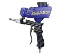 Sand Blasting Machine - PA Nylon Carbon Steel 10.04 Inch Handheld Tool | Abrasive Rust Remover with High Pressure Performance, Wood Restoration, Vehicle Cleaning | Workshop, Industry