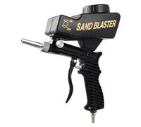 Sand Blasting Machine - PA Nylon Carbon Steel 10.04 Inch Handheld Tool | Abrasive Rust Remover with High Pressure Performance, Wood Restoration, Vehicle Cleaning | Workshop, Industry