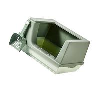 Sand Box for Cats, Resistant Gas Circulation PP Easy Semi -locking sandbox. (S)