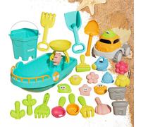 Sand Box Toys - 25-piece Fun Digging Games - Sand Toys for Beach,for Outside Pool Water Swimming Diving Summer Vacation Family Outdoor