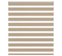 (sand brown, 120 x 100 cm) vidaXL Zebra Blind Fabric Polyester
