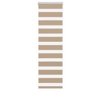 vidaXL Zebra Blinds - Sand Brown 40x150 cm - Modern Roller Shades with Adjustable Privacy - Polyester Fabric - Living Room/Bedroom