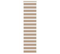 Brown Zebra Window Roller Blinds Day And Night Vision Dual Layer Multiple Sizes