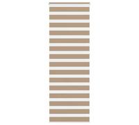 Brown Zebra Window Roller Blinds Day And Night Vision Dual Layer Multiple Sizes
