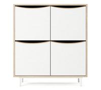 Sand Cabinet White/Oak