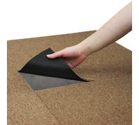 Sand Carpet Tile Pack - 40 Tiles (50x50cm) Covering 10m2, Heavy-Duty Office/Commercial Flooring, Bitumen-Backed, Anti-Slip, Stain-Resistant