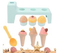 Sand Castle Building Kit - Beach Set For With Bucket, Shovel, Moulds, Durable ABS Construction For Boys And Girls Over 3 Years Old | Crazy Entertainment