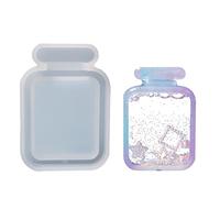 Sand Clock Resin Shaker Mold Silicone Quicksand Mould Resin Shaker Molds Resin Epoxy Casting Shaker Mould for DIY Crafts silicone resin shaker molds kit charms pendant resin shaker molds fillers resin