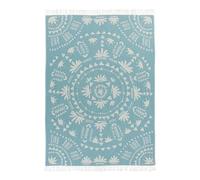 Sand Cloud Large Turkish Beach Towel - Sand Free - 100% Organic Turkish Cotton Yarn - Quick Dry Towel for Beach, Picnic Blanket or Throw - As Seen on Shark Tank - Boho Turquoise XL