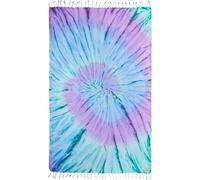 Sand Cloud Turkish Beach Towel - Sand Free - 100% Organic Turkish Cotton Yarn - Quick Dry Towel for Beach, Picnic Blanket or Throw - As Seen on Shark Tank - Tie Dye (Luna)