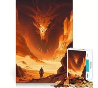 Sand Dragon Gate Puzzle for Teenagers 1000 Pieces Smart Reason Toy Stress Release Sharp Edge Birthday Gift (50x75cm)