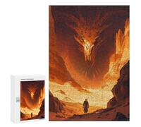 Sand Dragon Gate - Wooden Art Puzzle, 300 PCS, Housewarming Gift - for Mindful Leisure