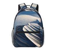 Sand Dune Ripples Print Background Backpack School Bag Travel Rucksack for Students Man Woman, Laptop Backpack Casual Daypack for Travel/College/Work