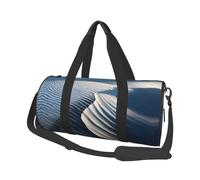 Sand Dune Ripples Print Travel Duffel Bag, Foldable Gym Bag Overnight Weekend Bags for Women, Large Holdall Bag Cabin Bag for Sports and Travel