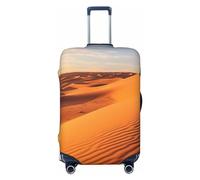 Sand Dunes in The Sahara Desert Luggage Covers for Suitcase Elastic Suitcase Cover Protector Dustproof Anti-Scratch Thicken Travel Luggage Cover Washable Baggage Covers Fit 18-32 Inch Luggage, Black