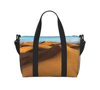 Sand Dunes in The Sahara Desert Printed Travel Duffel Bag Foldable Gym Duffel Bag Suitable for Travel Work Gym etc