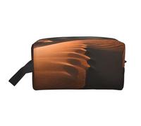 Sand Dunes Print Travel Toiletry Bag,Makeup Bag,Cosmetic Bag,Hanging Tolietry Bag for Women Men,Gym Daily