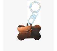 Sand Dunes Printing Dog Tag Bone Shaped Double Sided Pattern Dog Id Tags Bone Shaped Pet Name Tags Dog Collar Tags