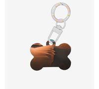 Sand Dunes Printing Dog Tag Bone Shaped Double Sided Pattern Dog Id Tags Bone Shaped Pet Name Tags Dog Collar Tags