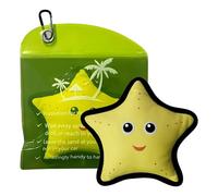 Sand Eraser Kids - Soft, Skin-friendly Device, Portable Beach Cleaner, Starfish Shaped Design, Lightweight Holiday Accessory | Sand Remover Outdoor Adventure Play With He