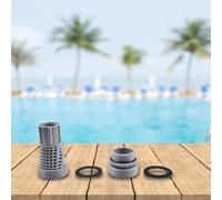 Sand Filter Adaptor Kit 4K8001 for Intex Pools Includes Long Connector, Flat Gasket & Short Connector