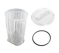Sand Filter Lid with Gasket and Basket for SPS Pump Models 58486/58497/58499, P07019 P6563 P6562ASS16 Replacement Parts, ABS + Rubber Seal Kit