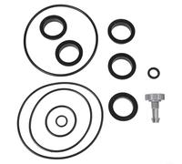 Sand Filter Pump Drain Valve Cover & O-Rings Set for Intex 11456 25013, Rubber Gasket Kit with Air Release Valve, Leak Prevention Replacement Parts for Pool Maintenance, 13 Pieces
