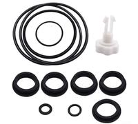 Sand Filter Pump Replacement Parts Set - O-Ring Kit with Air Release Valve for Pool Equipment Maintenance - Compatible with Various Models - Easy Installation - 25013