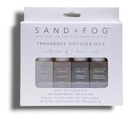Sand + Fōg | Classic Fragrance Diffuser Oils Collection - 4 Scents - Vanilla Musk, Goji Berry, Cashmere & Linen, Jasmine & Cedarwood | 10mL Each