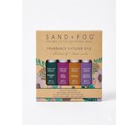 Sand+Fōg® | Fragrance Diffuser Oils - Collection of 4 Classic Scents | Eucalyptus Mint, Guava Mango, Goji Berry, Jasmine & Cedarwood | 10mL Each