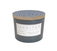Sand + Fog Scented Candle - Midnight Blue Citrus - Additional Scents and Sizes - 100% Cotton Lead-Free Wick - Luxury Air Freshening Jar Candles - Perfect Home Decor - 12oz