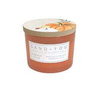 Sand + Fog Scented Candle - Pumpkin Clove - Additional Scents and Sizes - 100% Cotton Lead-Free Wick - Luxury Air Freshening Jar Candles - Perfect Home Decor - 12oz