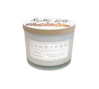 Sand + Fog Scented Candle - White Pumpkin - Additional Scents and Sizes - 100% Cotton Lead-Free Wick - Luxury Air Freshening Jar Candles - Perfect Home Decor - 12oz