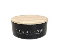 Sand + Fog Scented Candles | Chai | Made with Essential Oils | 7 Wicks - 100% Cotton Lead-Free | 35 oz | Solid Wood lid with Carved Sand + Fog