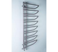 (Sand Grey) WarmeHaus Designer Bathroom Heated Towel Rail Warmer Radiator Central Heating 1250x500mm White