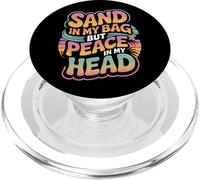 Sand In My Bag But Peace In My Head - Relaxing PopSockets PopGrip for MagSafe