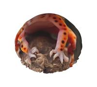 Sand Leopard Gecko print Bath cap Large bath cap Fit for all lengths of hair Protects hair bath cap Reusable