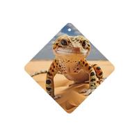 Sand Leopard Gecko Printing 10 Pieces Air Freshener Car Hanging Cards Air Freshener Sheets With Rope For Cars Home