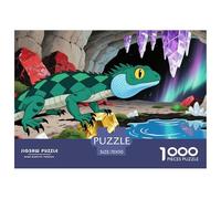 Sand Lizard Wooden Jigsaw Puzzle Waterproof 1000 Piece Puzzles for Adults Colourful Home Decoration