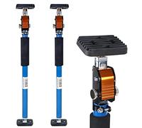 SAND MINE Third Hand Tool, Adjustable Support Pole, 3rd Hand Support System, Steel Support Rod for Cabinet Jacks Cargo Bars Drywall Support, Extends from 25 Inch to 45 Inch, 2 Pack