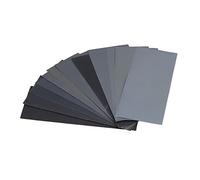 Sand Paper, Assorted Grit Sandpaper Sheets, Sandpaper Dry Wet Sandpaper 120 to 3000 Grit Set Polishing Sanding Waterproof Kit (14Pcs)