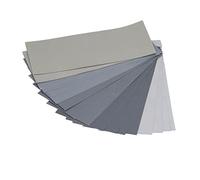 Sand Paper Set 20 Pieces, Dry Wet Sandpaper 1000 to 7000 Grit Waterproof, Resin Material - Multipurpose Polishing, Durable and Flexible, Ideal for Wood Metal Surfaces